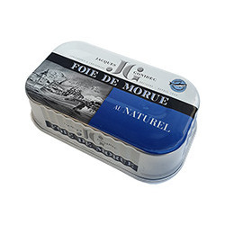 Foie de morue au naturel et...