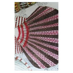 Plat à motif de coquillages