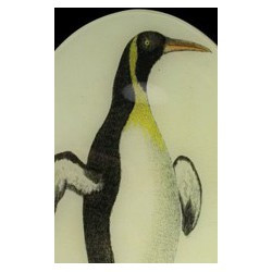Plat décoratif "Pingouin"